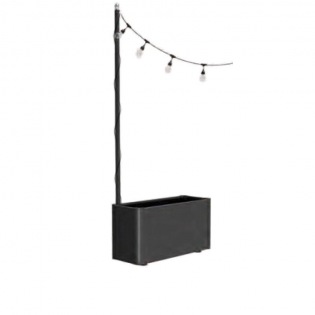 Tuuci MAINLAND niedriges Pflanzgefäß mit Lichtmast